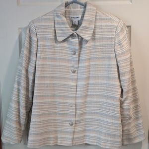 Striped dress jacket